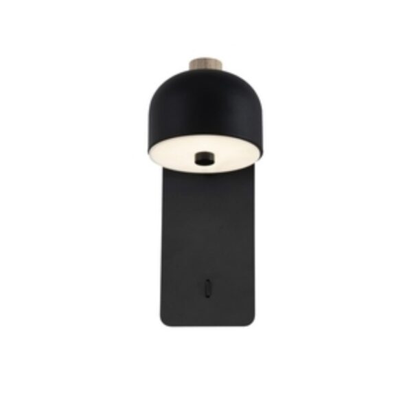 2833-1W, настенный светильник, D165xW95xH210, LEDx5W, 650LM, 3000K, included, switch