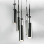 в наличии 756057 Люстра CILINO 5х40W GU10 ЧЕРНЫЙ - купить в интернет-магазине Светильники Торг