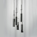 в наличии 756057 Люстра CILINO 5х40W GU10 ЧЕРНЫЙ - купить в интернет-магазине Светильники Торг