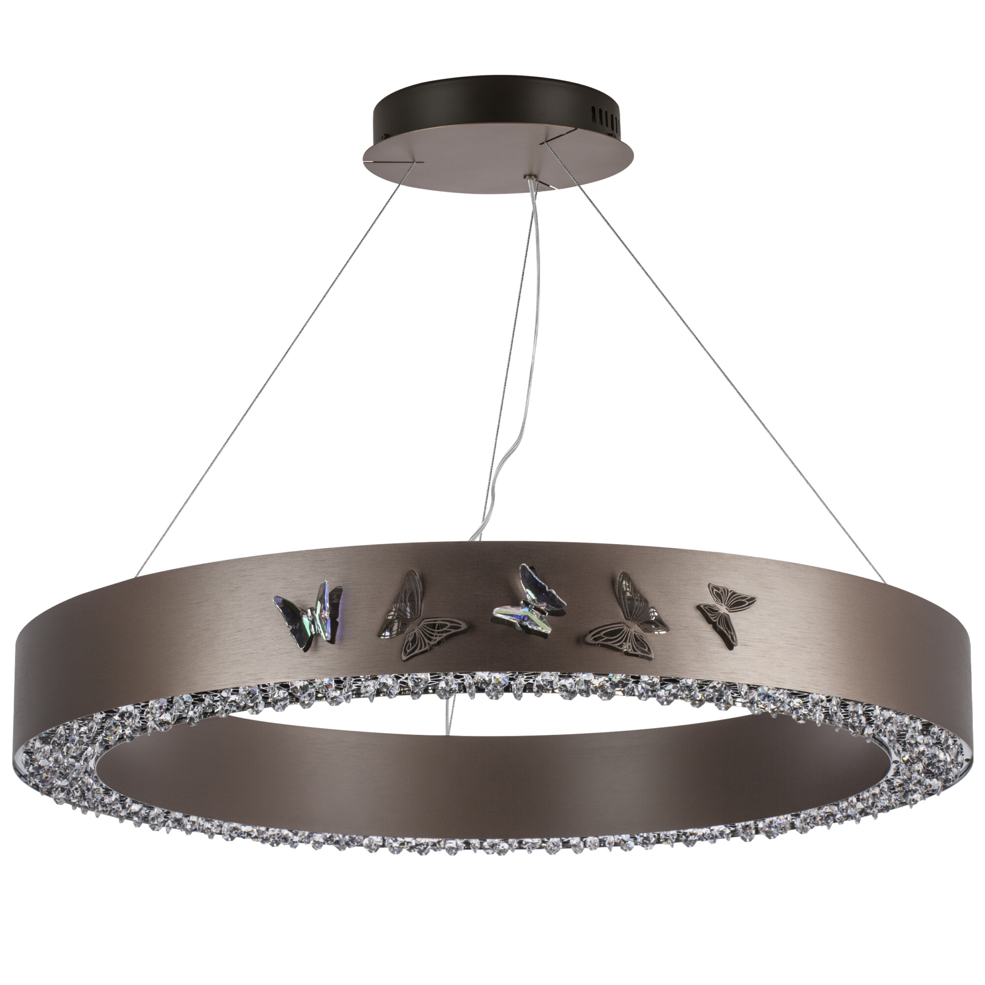 в наличии 701181 Люстра FARAONE 78W LED 7733LM БРОНЗА 3000K - купить в интернет-магазине Светильники Торг