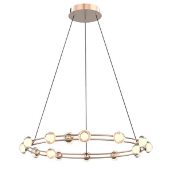 4382-15P, подвесная люстра, D750xH1880, 15xLEDx3.6W, 3850LM, 4000K, CRI>90, included