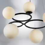 в наличии 815097 Люстра GLOBO 9х40W G9 МАТОВЫЙ ЧЕРНЫЙ - купить в интернет-магазине Светильники Торг