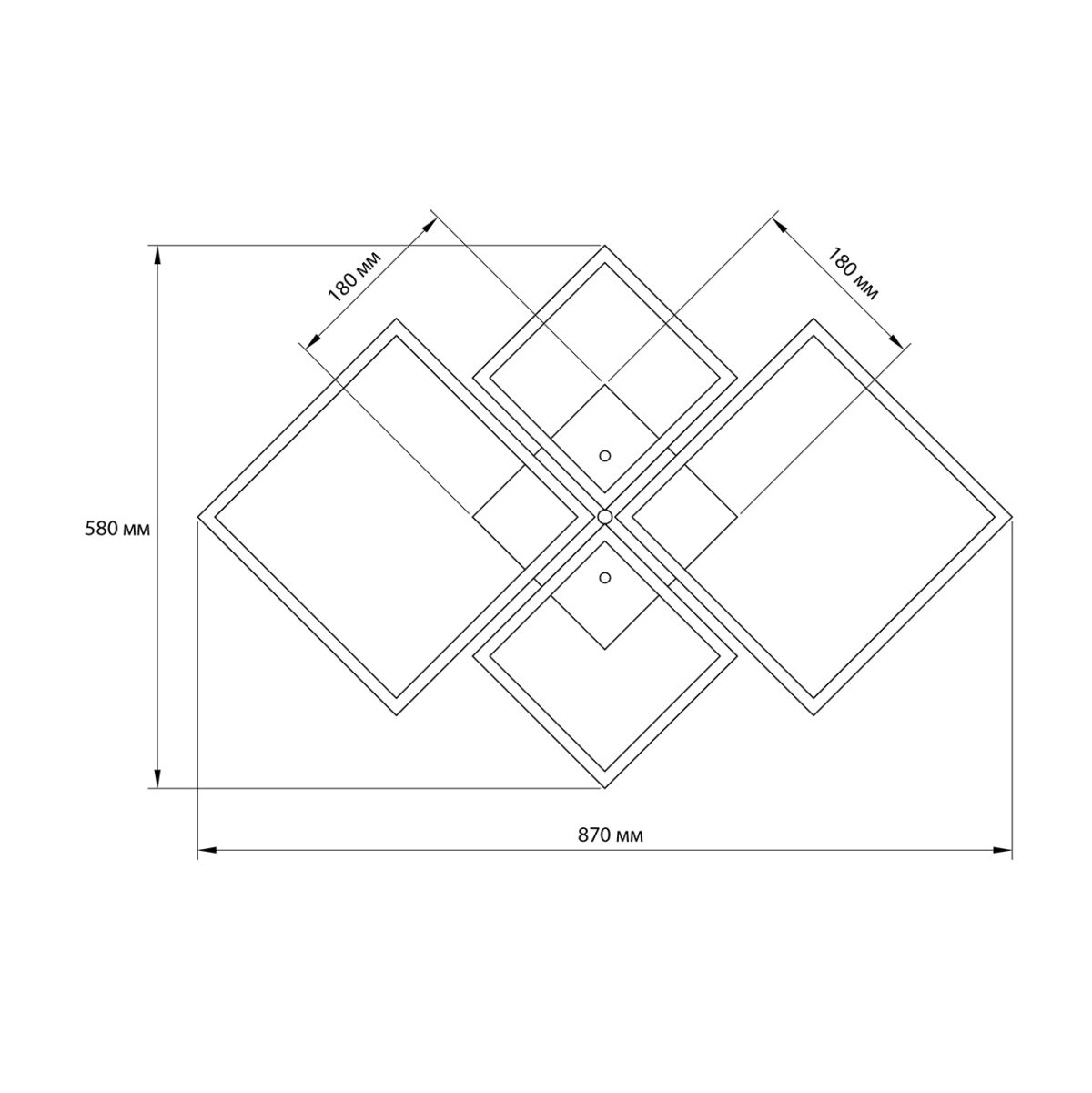 Escada 10246/4 LED*124W Chrome — изображение 7