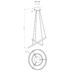 в наличии Escada 10254/2 LED*66W Black APP - купить в интернет-магазине Светильники Торг