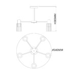 в наличии Escada 2120/5P E14*40W Gold - купить в интернет-магазине Светильники Торг