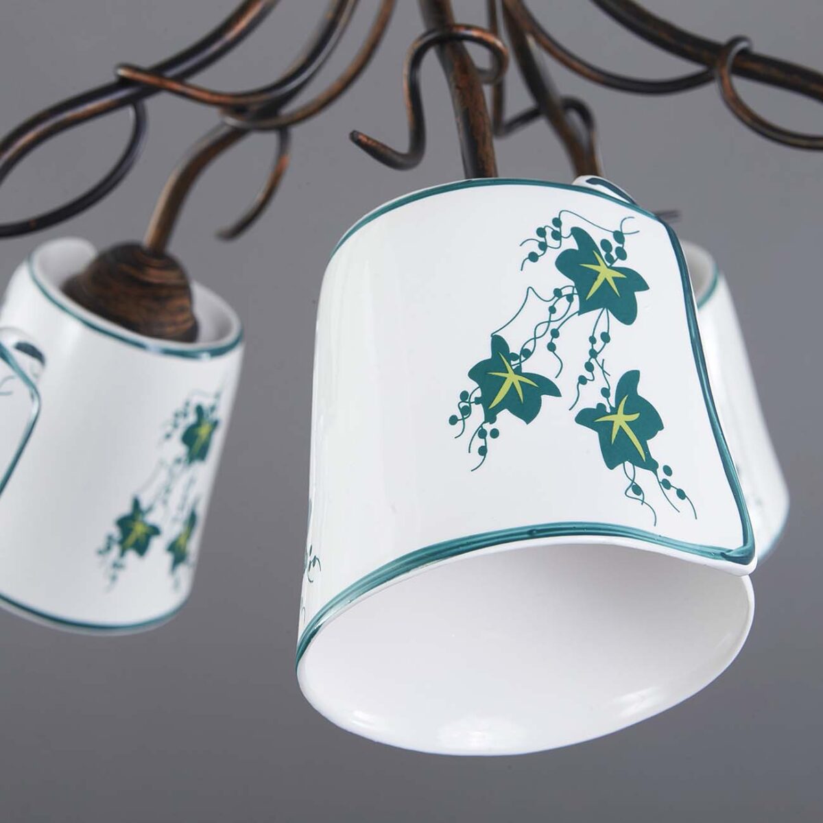 Escada Albero 168/5PL E14*40W Black brush gold — изображение 5