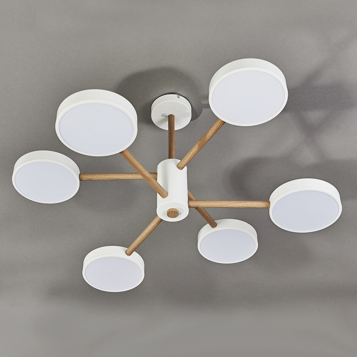 Escada 10236/6 LED*96W White/Wooden — изображение 2