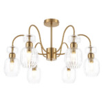 в наличии Escada 1141/6PL E14*60W Antigue copper/Clear - купить в интернет-магазине Светильники Торг