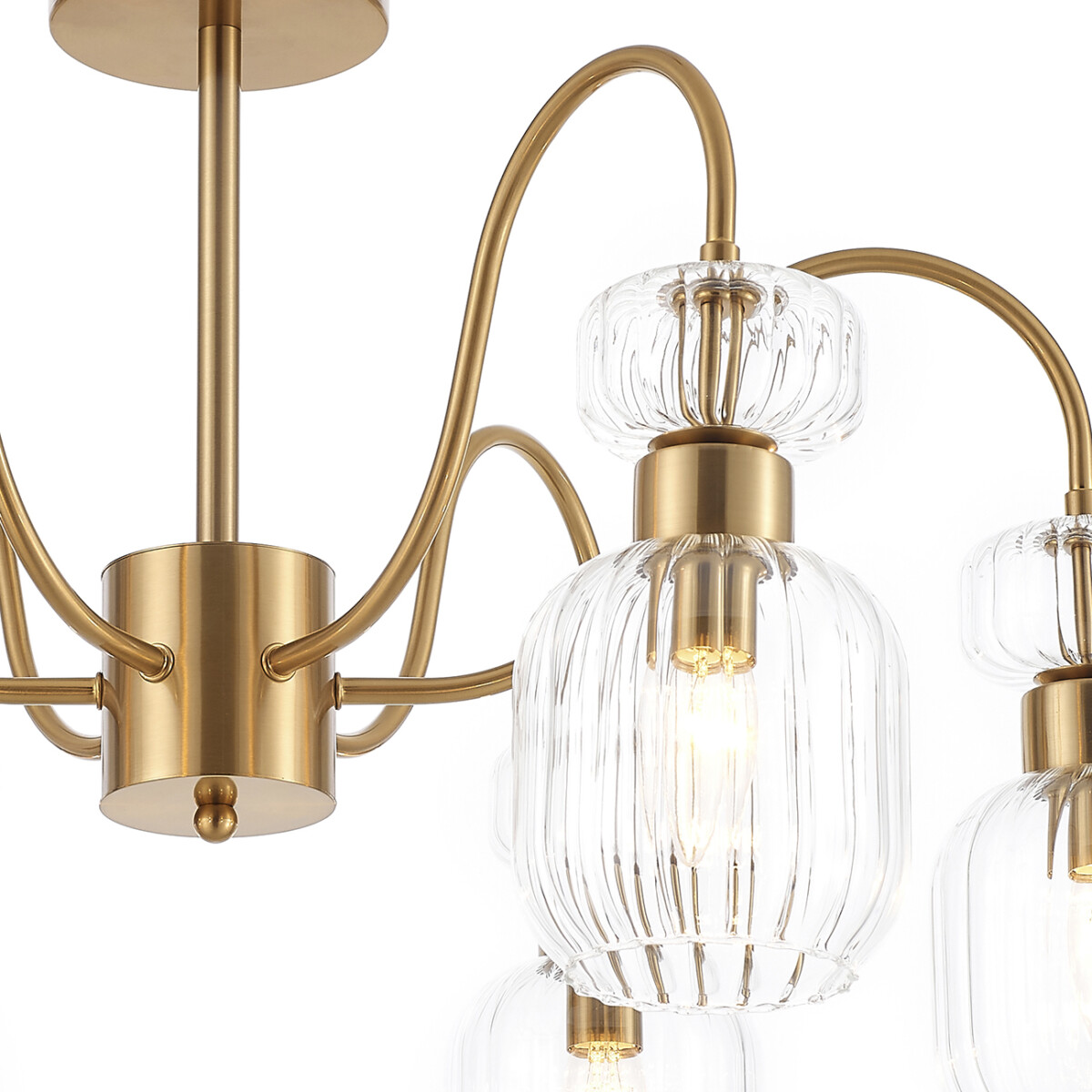 в наличии Escada 1141/6PL E14*60W Antigue copper/Clear - купить в интернет-магазине Светильники Торг