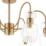 в наличии Escada 1141/6PL E14*60W Antigue copper/Clear - купить в интернет-магазине Светильники Торг