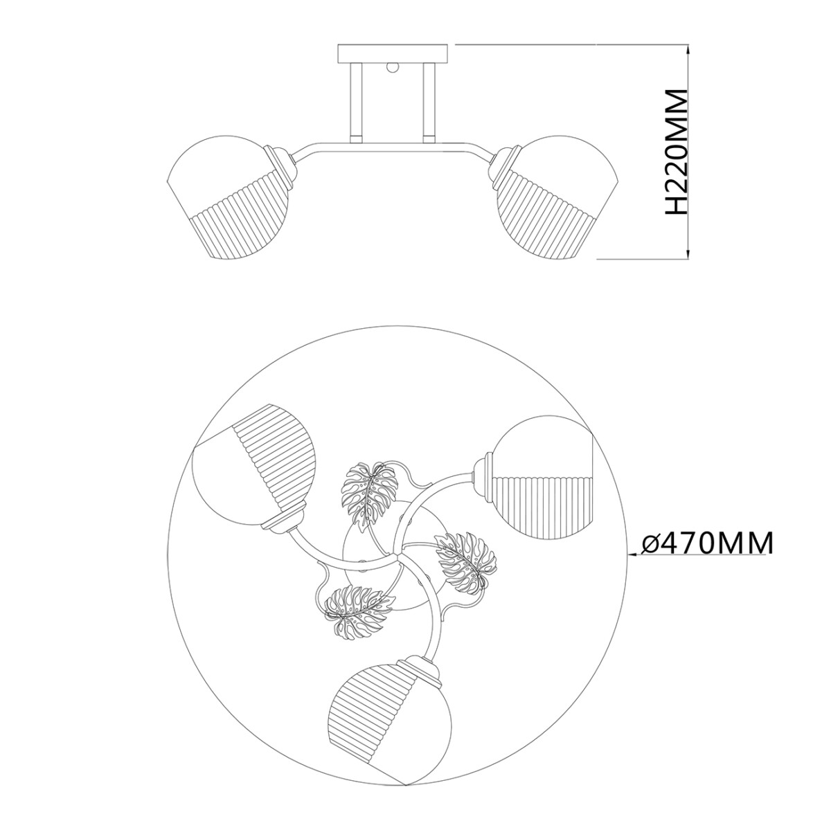 в наличии Escada 1119/3PL E27*40W Chrome - купить в интернет-магазине Светильники Торг