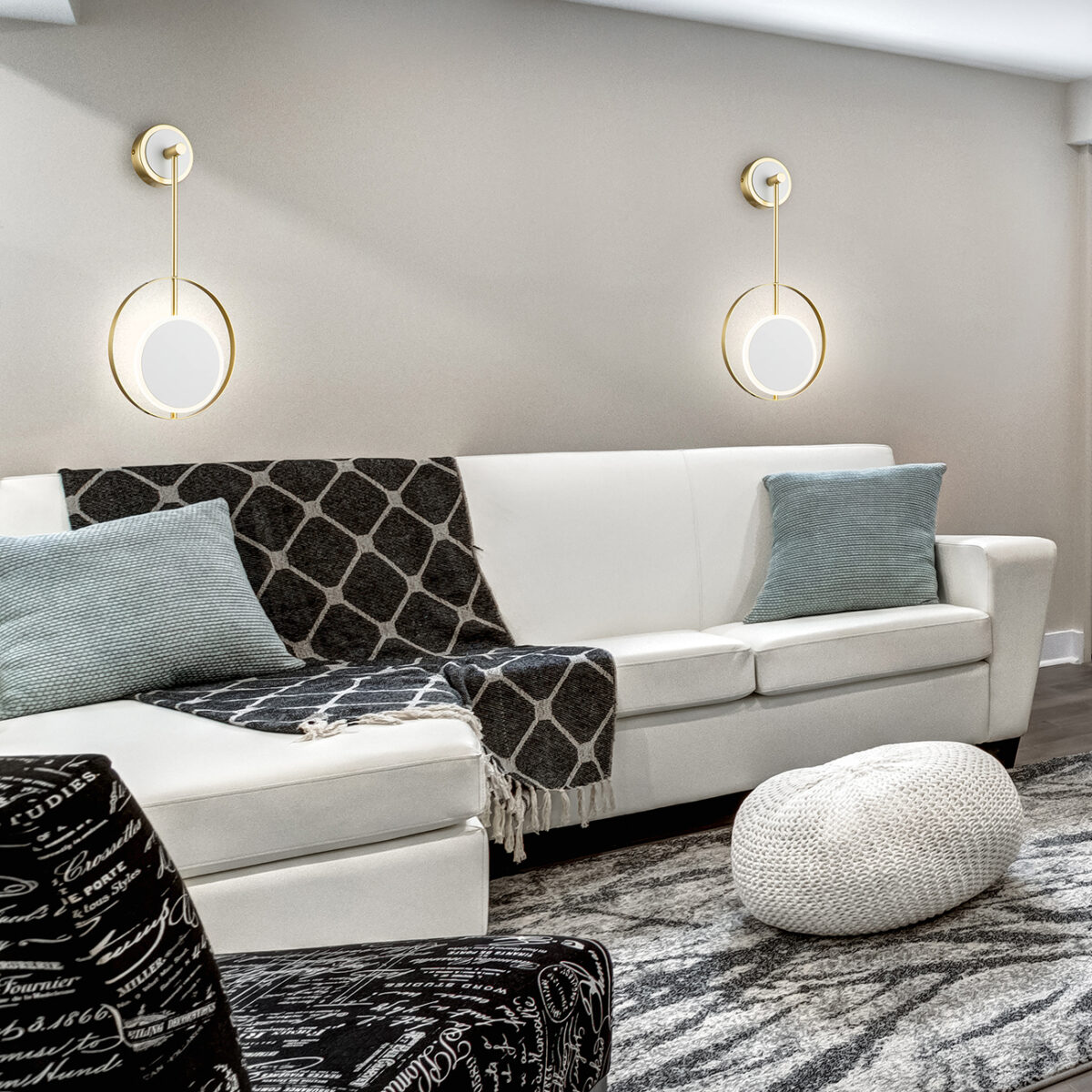 Escada 10206/SG LED*7W White/Gold — изображение 5