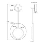 Escada 10206/SG LED*7W White/Gold — изображение 6