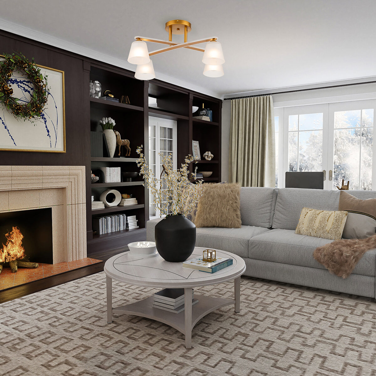 Escada 1101/4PL E27*60W Gold — изображение 5