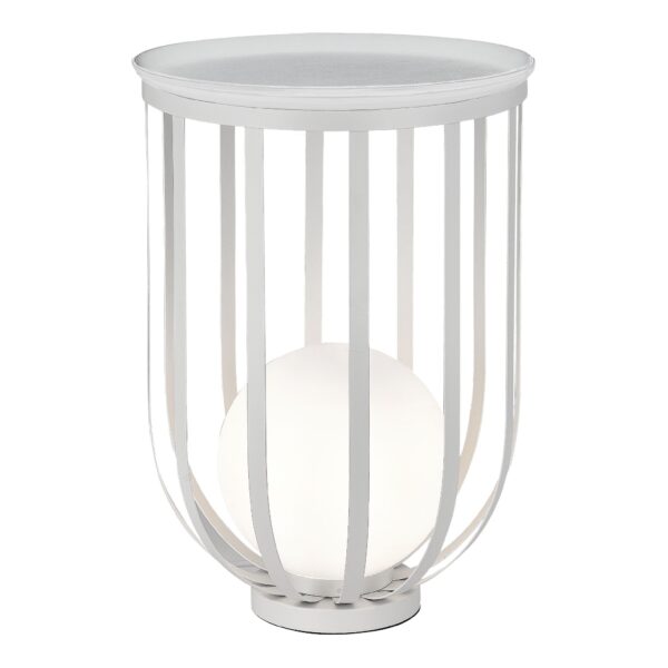 utsenka-SL6129.504.01 Светильник настольный ST-Luce Белый/Белый E27 1*60W НОРДИК