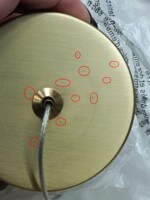 utsenka-SL6224.313.01 Светильник подвесной ST-Luce Латунь/Прозрачный LED 1*30W 4000K БАМБУ — изображение 4