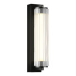 utsenka-SL6224.401.01 Светильник настенный ST-Luce Черный/Прозрачный LED 1*8W 4000K БАМБУ