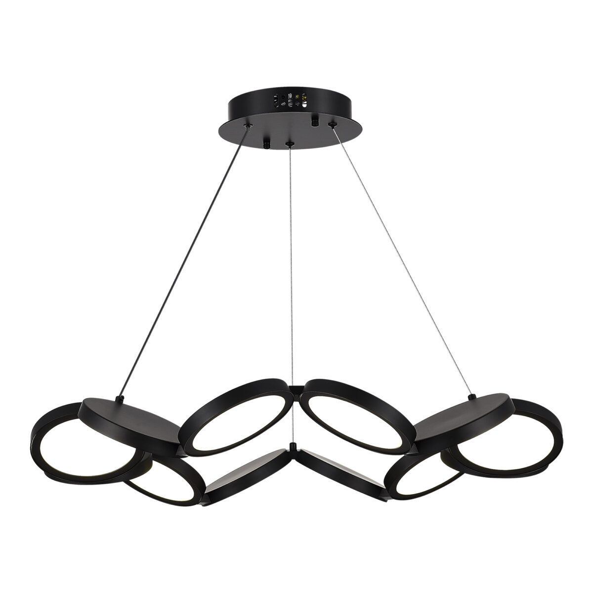 utsenka-SL6508.403.01 Светильник подвесной ST-Luce Черный/Белый LED 1*60W 4000K РИО — изображение 1