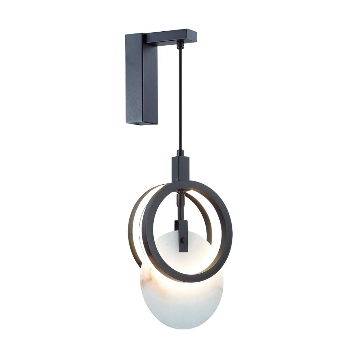 5422/17WL HIGHTECH ODL_EX25 083 черный/металл/алебастр Настенный светильник LED 17W 3000K 986Лм MERCURY — изображение 4