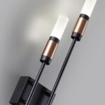 5009/10WL L-VISION ODL24 529 матовый черный/ант.бронза/белый/металл/стекло Бра LED 10W 4000K 540лм CANDEL — изображение 4