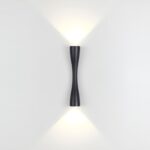 4291/10WL HIGHTECH ODL22 437 черный/металл Настенный светильник IP20 LED 10W 453Лм 3000K ANIKA — изображение 4