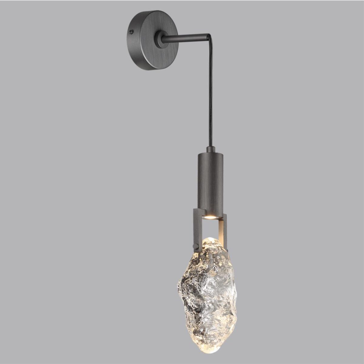 6695/5WL MIDCENT ODL24 239 Настенный светильник брашир. черный/металл/стекло IP20 LED 5W 200Лм 3000K LIA — изображение 4
