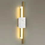 4359/10WL MIDCENT ODL23 175 белый мрамор/золотистый металл Настенный светильник IP20 LED 10W 655Лм 3000K MARMI — изображение 4