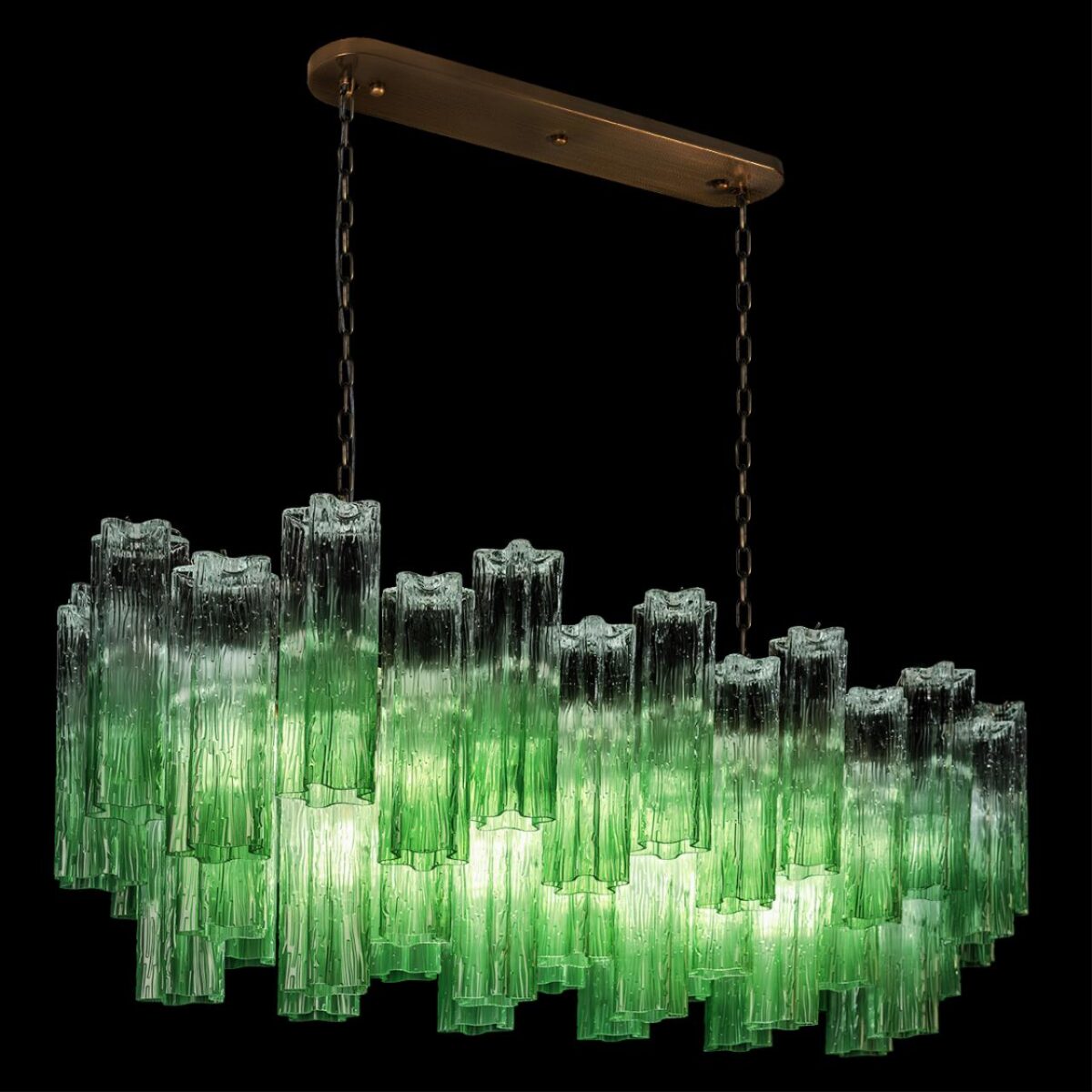 10580/1000R Clear green Подвесной светильник LOFT IT Murano — изображение 2