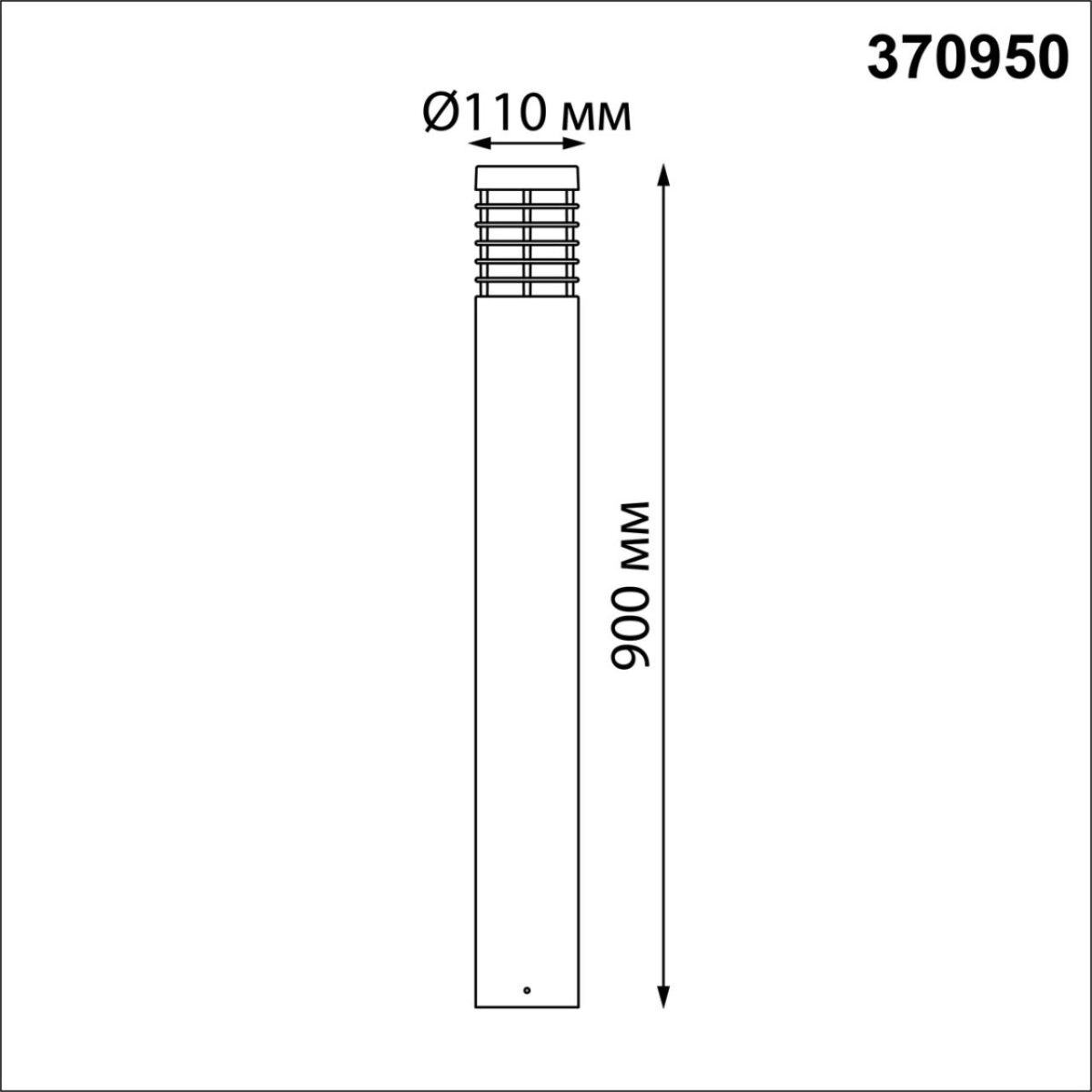 370950 STREET NT23 662 темно-серый Светильник ландшафтный IP54 E27 15W 220-240V COVER — изображение 3