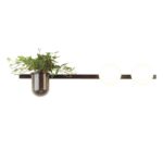 4681/2W WALLI ODL20 463 черный/белый Настенный светильник E14 2*40W 220V FLOWER — изображение 3