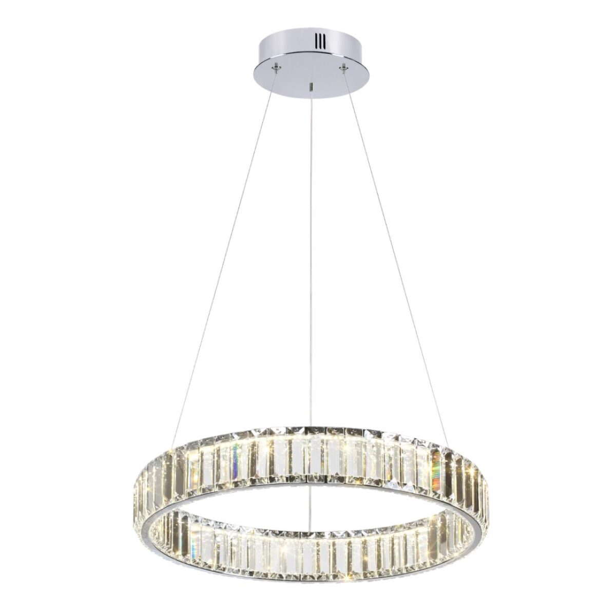 4930/30L L-VISION ODL24 591 хром/прозрачный металл/хрусталь Люстра LED 30W 4000K 3570Лм VEKIA — изображение 4