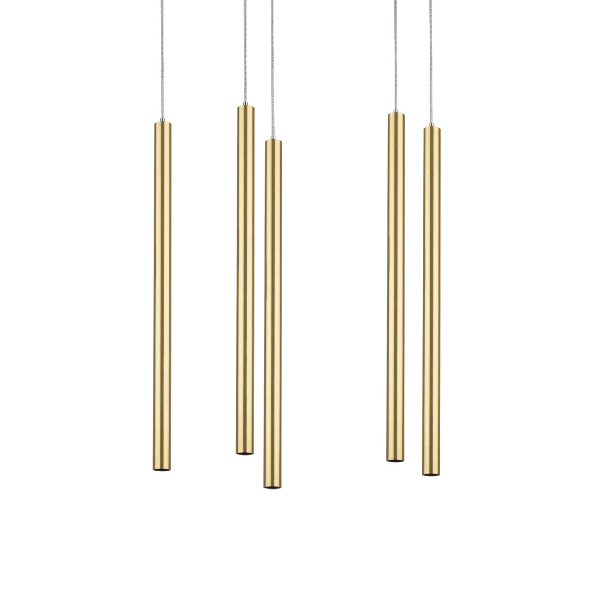 L5T747233 Люстра TUBO LED 25W 1500LM 25G ЗОЛОТО 3000K (574723+747233 (5шт) — изображение 5