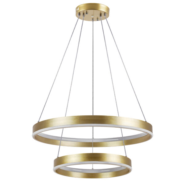 736422 Люстра ROTONDA 165W LED 7920LM 120G ЗОЛОТО 3000-6000K