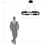 736333 Люстра ROTONDA 70W LED 3805LM 120G ЗОЛОТО 3000K — изображение 2