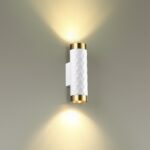 4286/2W HIGHTECH ODL22 000 белый/золотистый/металл Настенный светильник IP20 LED GU10 max 2*10W AD ASTRUM — изображение 5