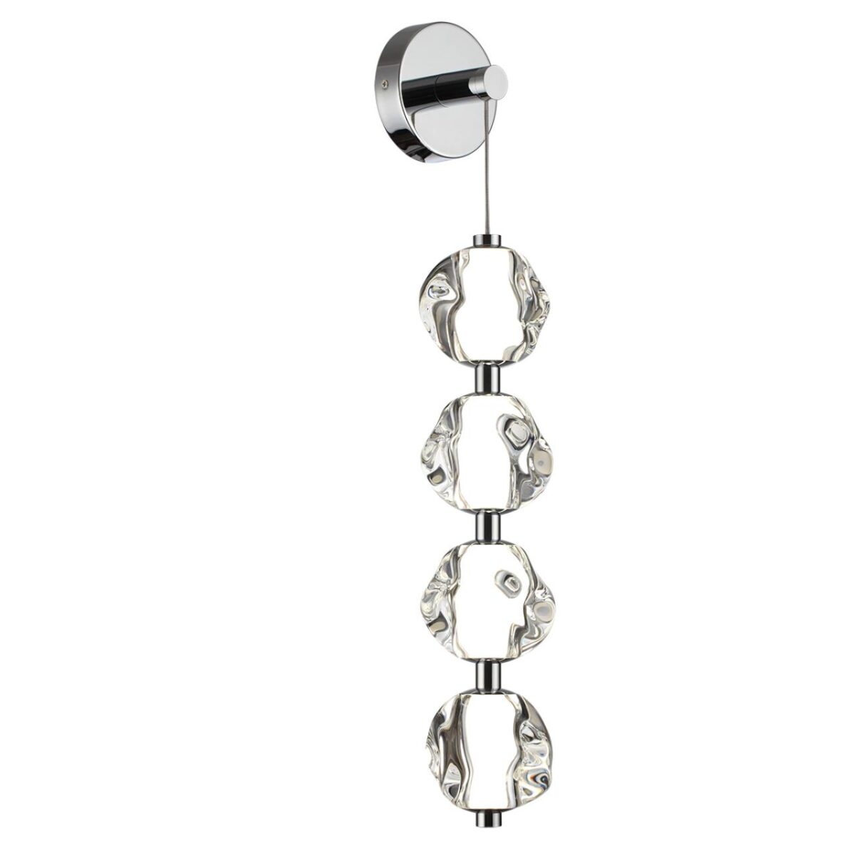 5084/17WL L-VISION ODL25 561 хром/прозрачный/металл/акрил Бра LED 17W 4000K 850Лм JEMSTONE — изображение 3