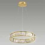 5015/30L L-VISION ODL23 587 золотой/прозрачный металл/хрусталь Люстра LED 30W 4000K 3000Лм VEKIA — изображение 4
