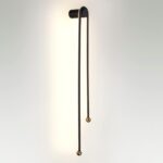 6633/18WL HIGHTECH ODL24 285 металл/черный/акрил Настенный светильник IP20 LED 18W 3000K 220V MEMFI — изображение 3
