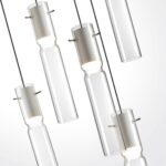5058/25LB PENDANT ODL24 385 белый/прозрачный/металл/стекло Люстра каскадная LED 5*5W 3000K SCROW — изображение 4