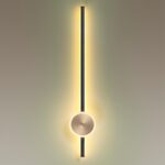 4256/18WL HIGHTECH ODL21 453 черн/бронза/металл Настенный светильник IP20 LED 18W 1152Лм 3000K STILO — изображение 3