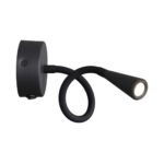4254/3WL HIGHTECH ODL21 475 черн/металл Настен.светильник выкл на базе IP20 LED 3W 263Лм 3000K ODDS — изображение 4