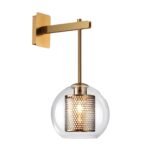 4939/1W PENDANT ODL22 000 античн.бронза/металл/прозрачный/стекло Бра E27 1*40W CLOCKY — изображение 4