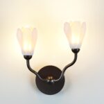 5090/2W MODERN ODL25 553 черный матовый/белый/фарфор Бра G4 LED 2*5W GARDI — изображение 4