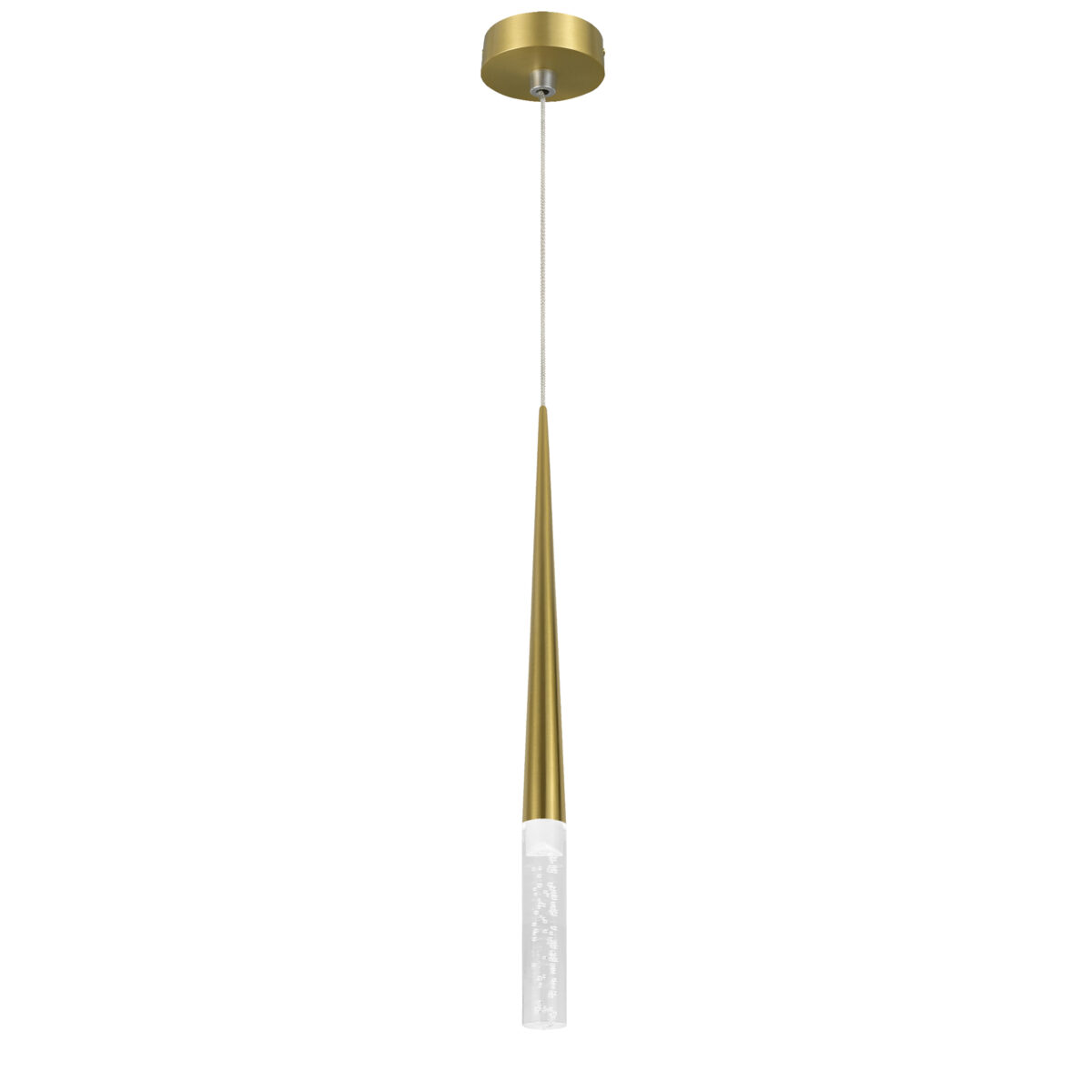 807003-3 Подвес PUNTO MINI с декоративной насадкой (цилиндр) (807003+807000-3) LED 4W 282LM 24G ЛАТУНЬ 3CCT 3000/4000/6000K — изображение 1