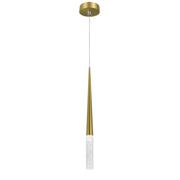 807003-3 Подвес PUNTO MINI с декоративной насадкой (цилиндр) (807003+807000-3) LED 4W 282LM 24G ЛАТУНЬ 3CCT 3000/4000/6000K