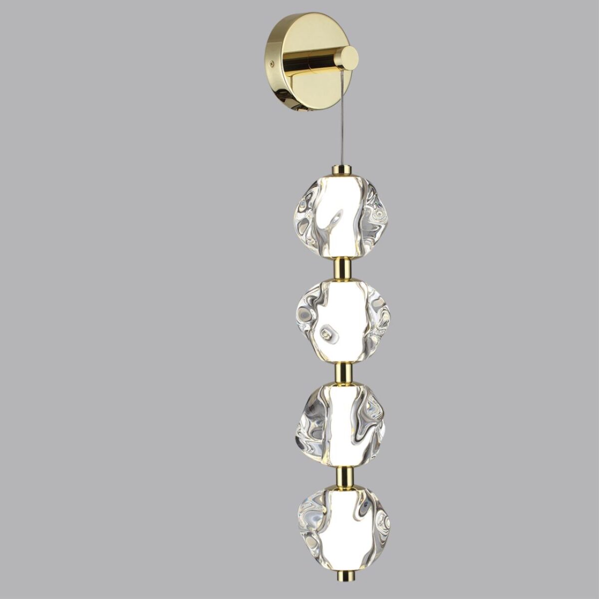 5085/17WL L-VISION ODL25 563 золото/прозрачный/металл/акрил Бра LED 17W 4000K 800Лм JEMSTONE — изображение 4