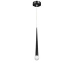 807007-2 Подвес PUNTO MINI с декоративной насадкой (шар) (807007+807000-2) LED 4W 282LM 24G ЧЕРНЫЙ 3CCT 3000/4000/6000K