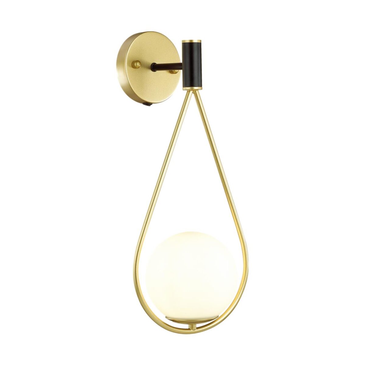 4810/1W PENDANT ODL21 415 золтой/черный/белый Бра с выкл. E14 1*40W FLARI — изображение 3