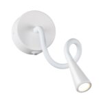 4255/3WL HIGHTECH ODL21 475 белый/металл Настен.светильник выкл на базе IP20 LED 3W 270Лм 3000K ODDS — изображение 3