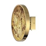 5079/15WL L-VISION ODL24 209 зол./серо-бежевый/металл/натур.камень/акрил Настенн.светильн. с переключ.цветов.темпер. LED 15W 3000К/4000K/6000K BERGI — изображение 4